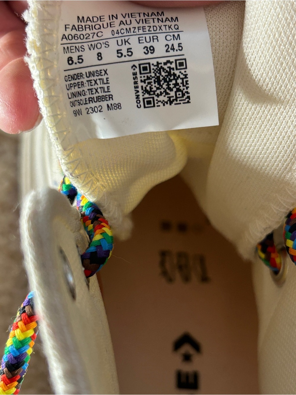 Converse Chuck Taylor Run Star Legacy CX Hi Pride Edition Men’s 6.5 Women’s 8 - Picture 8 of 10